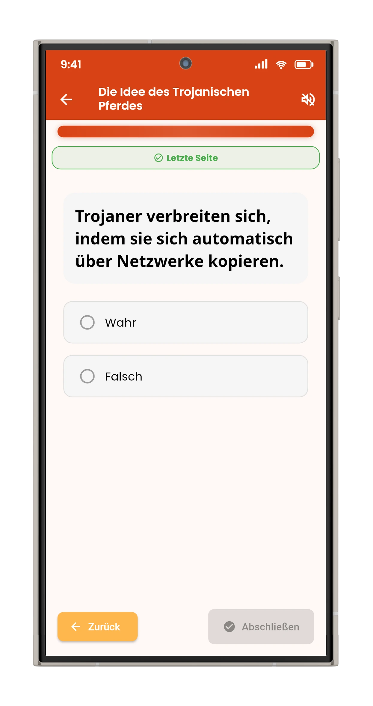 Wahr/Falsch