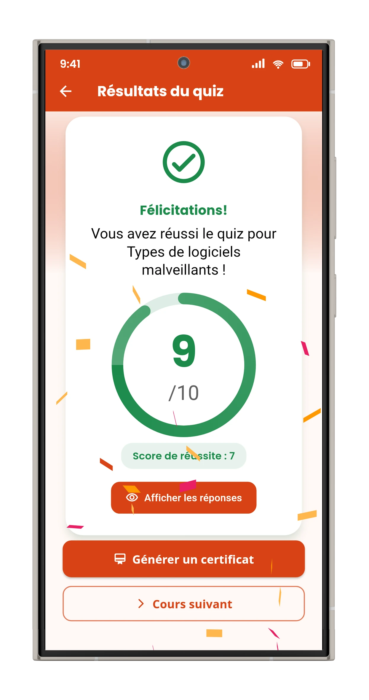 Résultats