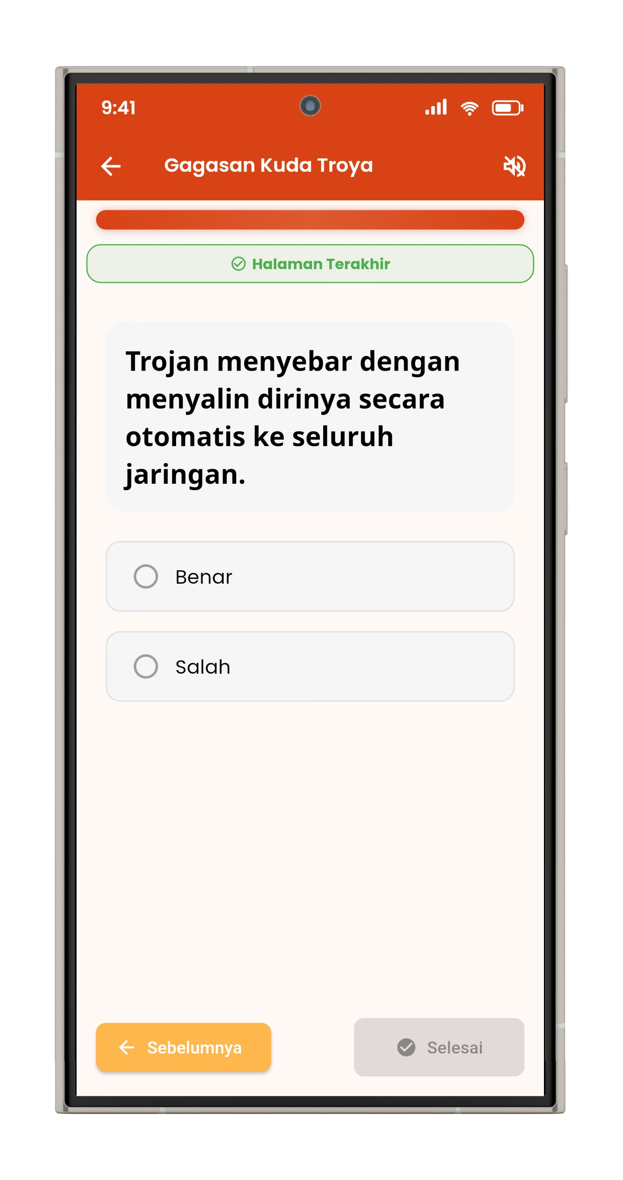 Benar/salah