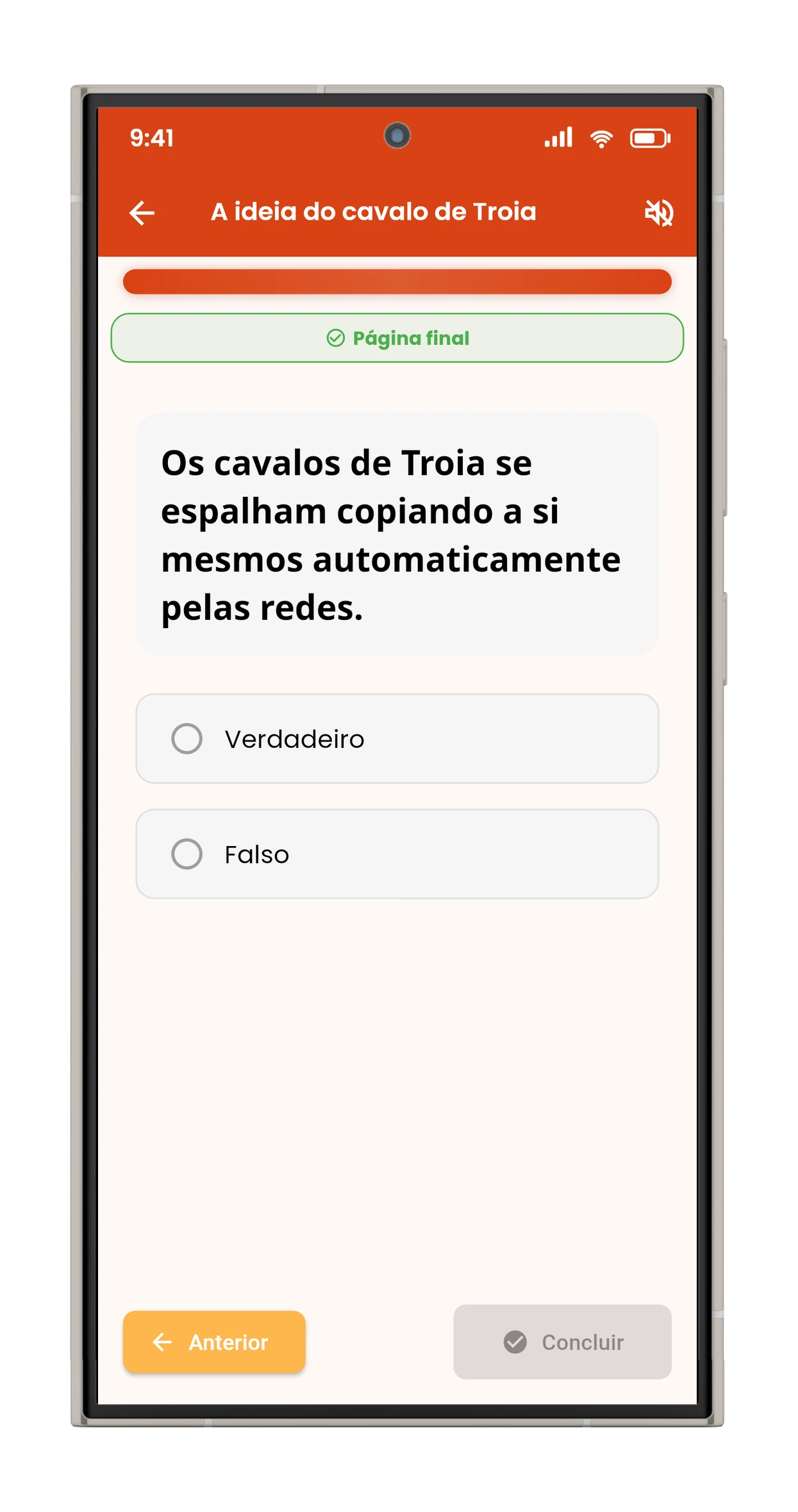 Verdadeiro ou falso